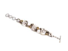 Bratara din Argint 925 - cu Astrofilit, Cuart Fumuriu - Reglabila - 200mm x 20mm - Maro
