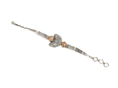 Bratara din Argint 925 - cu Cabochon - Reglabila - 210mm x 30mm - Bej