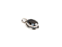 Pandantiv din Argint 925 cu Cuart Fumuriu Maro #1 - 20mm x 15mm