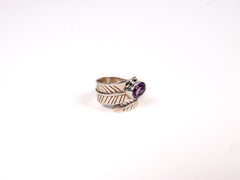 Inel din Argint 925 cu Ametist Violet #1 - Marime 8 Reglabil