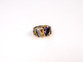 Inel din Argint 925 cu Ametist Violet #4 - Marime 9