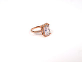 Inel din Argint 925 cu Argint Rose - Marime 6