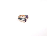 Inel din Argint 925 cu Ametist Violet #1 - Marime 8 Reglabil