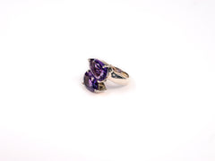 Inel din Argint 925 cu Ametist Violet - Marime 8