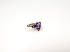 Inel din Argint 925 cu Ametist Violet - Marime 7 / 9