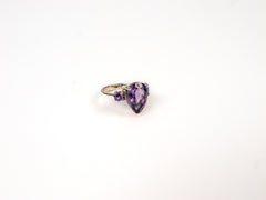 Inel din Argint 925 cu Ametist Violet - Marime 7 / 9