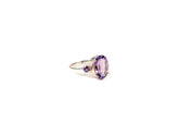 Inel din Argint 925 cu Ametist Violet #2 - Marime 8