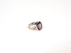 Inel din Argint 925 cu Ametist Violet - Marime 9.5