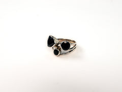 Inel din Argint 925 cu Onix Negru #2 - Marime 9