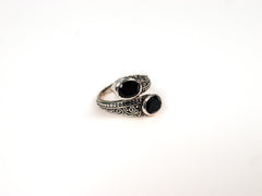 Inel din Argint 925 cu Onix Negru #3 - Marime 7