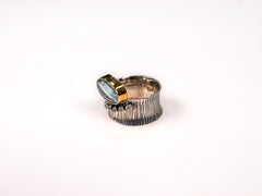 Inel din Argint 925 cu Cuart Transparent - Marime 8