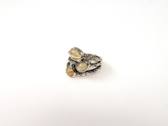 Inel din Argint 925 cu Opal Multicolor - Marime 7.5