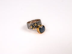 Inel din Argint 925 cu Labradorit Multicolor - Marime 8.5