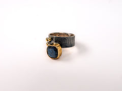 Inel din Argint 925 cu Labradorit Multicolor - Marime 8.5