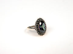 Inel din Argint 925 cu Topaz Mistic Multicolor - Marime 9