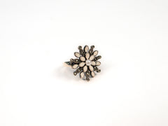 Inel din Argint 925 cu Sidef si Perla Alb - Marime 7