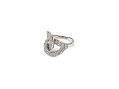 Inel din Argint 925 cu Zirconia Incolor #1 - Marime 8