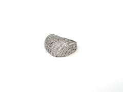 Inel din Argint 925 cu Zirconia Incolor #4 - Marime 9