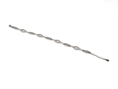 Bratara din Argint 925 - cu Zirconia - Reglabila - 210mm x 10mm - Incolor #2