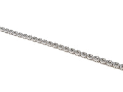 Bratara din Argint 925 - cu Zirconia - Fixa - 190mm x 5mm - Incolor #9