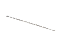 Bratara din Argint 925 - cu Zirconia - Reglabila - 210mm x 5mm - Incolor #1