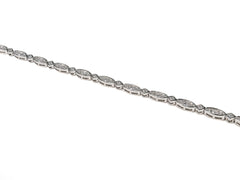 Bratara din Argint 925 - cu Zirconia - Fixa - 180mm x 5mm - Incolor #14