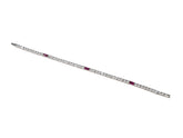 Bratara din Argint 925 - cu Zirconia - Fixa - 185mm x 5mm - Alb #2