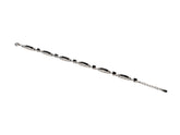 Bratara din Argint 925 - cu Zirconia - Reglabila - 210mm x 5mm - Alb #2
