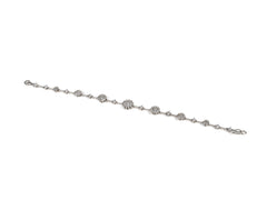 Bratara din Argint 925 - cu Zirconia - Reglabila - 190mm x 5mm - Incolor