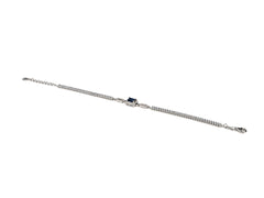 Bratara din Argint 925 - cu Zirconia - Reglabila - 200mm x 5mm - Alb #2