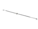 Bratara din Argint 925 - cu Zirconia - Reglabila - 200mm x 5mm - Incolor #4