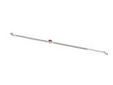 Bratara din Argint 925 - cu Zirconia - Reglabila - 200mm x 5mm - Rosu
