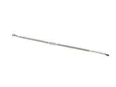 Bratara din Argint 925 - cu Zirconia - Reglabila - 200mm x 5mm - Incolor #8