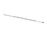Bratara din Argint 925 - cu Zirconia - Reglabila - 180mm x 2mm - Incolor