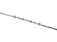 Bratara din Argint 925 - cu Zirconia - Reglabila - 180mm x 2mm - Incolor
