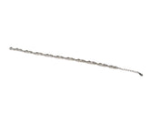 Bratara din Argint 925 - cu Zirconia - Reglabila - 200mm x 5mm - Incolor #9