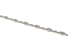 Bratara din Argint 925 - cu Zirconia - Reglabila - 210mm x 5mm - Incolor #2