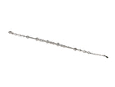 Bratara din Argint 925 - cu Zirconia - Reglabila - 200mm x 5mm - Incolor #10