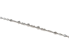 Bratara din Argint 925 - cu Zirconia - Reglabila - 200mm x 5mm - Incolor #10