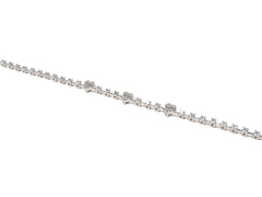 Bratara din Argint 925 - cu Zirconia - Fixa - 185mm x 2mm - Incolor