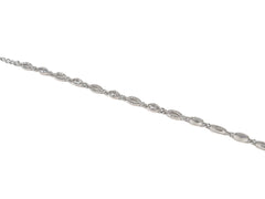 Bratara din Argint 925 - cu Zirconia - Reglabila - 200mm x 5mm - Incolor #12