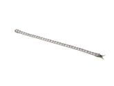 Bratara din Argint 925 - cu Zirconia - Fixa - 190mm x 5mm - Incolor #13