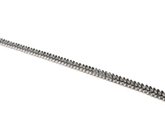 Bratara din Argint 925 - cu Zirconia - Fixa - 190mm x 5mm - Argintiu