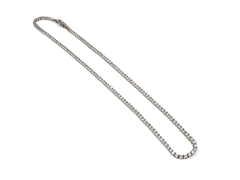Lantisor din Argint 925 - cu Zirconia - Fixa - 450mm x 4mm - Incolor