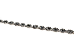 Bratara din Argint 925 - cu Onix - Fixa - 195mm x 9mm - Negru