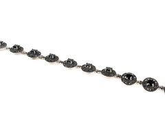 Bratara din Argint 925 - cu Onix - Fixa - 200mm x 10mm - Negru