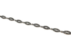 Bratara din Argint 925 - cu Marcasite - Fixa - 180mm x 7mm