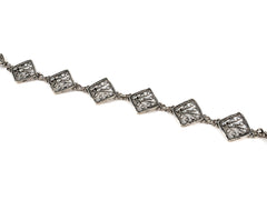 Bratara din Argint 925 - Reglabila - 190mm x 15mm - Argintiu