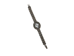 Bratara din Argint 925 - cu Marcasite - Fixa - 195mm x 20mm - Argintiu #2