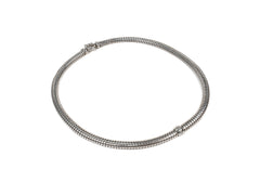 Lantisor din Argint 925 - cu Zirconia - Fixa - 350mm x 10mm - Incolor